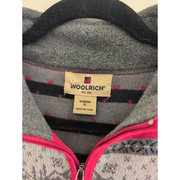 Woolrich Ruby Moose & Cabin Sweater Jacket size xl - Picture 2 of 4